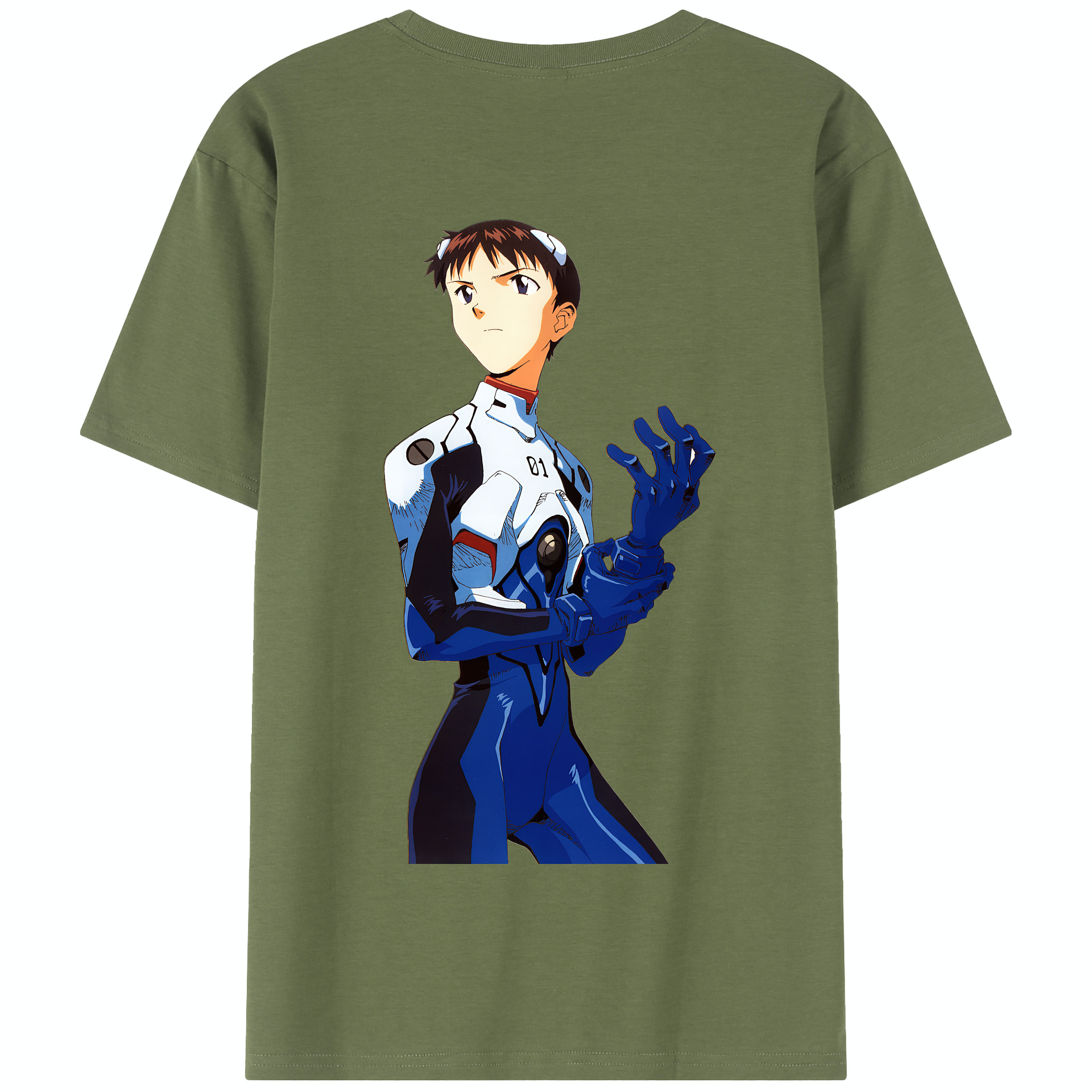 （画像用） EVA 新世紀エヴァンゲリオン 綿100％半袖Tシャツ（背面プリント）